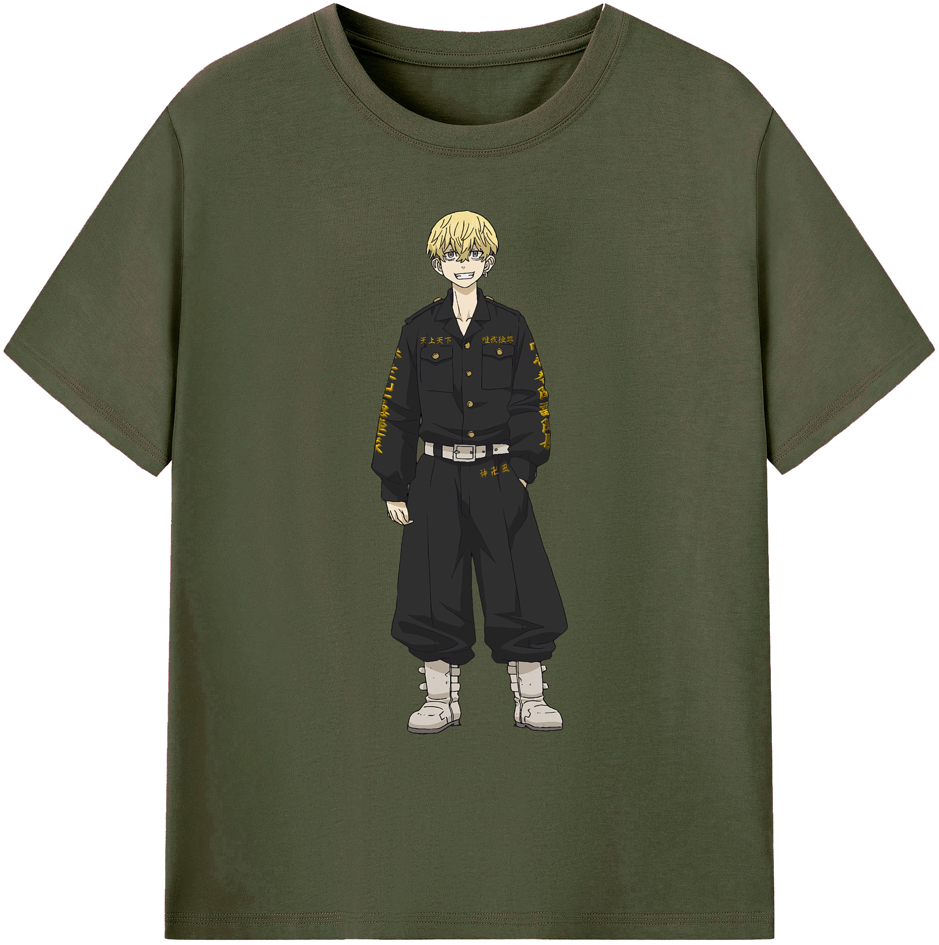 （画像用） 東京リベンジャーズ Tokyo Revengers 綿100％ メンズ半袖Tシャツ｜肌触りやわらか＆通気性